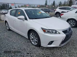 2015 Lexus CT 200h Hybrid with VIN JTHKD5BH9F2249812, listed as a IAAI auction lot 41999060 with 1 mi miles. Bid and sale history available at carsss.com. Image 1.