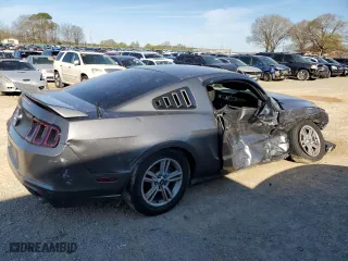 2014 Ford Mustang V6 with VIN 1ZVBP8AM1E5258846, listed as a Copart auction lot 49607335 with 98,627 mi miles and Salvage Title. Bid and sale history available at carsss.com. Image 3.