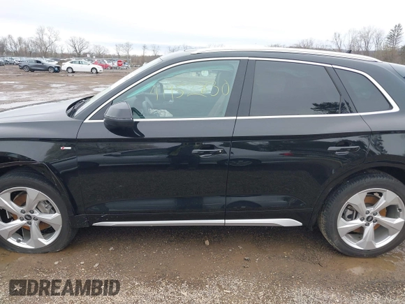 2022 Audi Q5 S line Premium Plus with VIN WA1EAAFY6N2034701, listed as a IAAI auction lot 41952830 with 26,077 mi miles and . Bid and sale history available at DreamBid. Image 13.