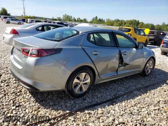 2016 Kia Optima Hybrid with VIN KNAGM4AD0G5092099, listed as a Copart auction lot 69711564 with 120,743 mi miles and Clean Title. Bid and sale history available at carsss.com. Image 3.