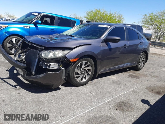 2018 Honda Civic EX с VIN 19XFC2F79JE040927, выставлен на аукционе Copart как лот 55696165 с пробегом 58 696 миль миль и Списание • Salvage title. История ставок и продаж доступна на DreamBid. Изображение 1.