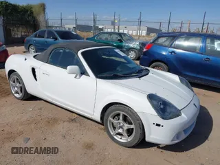 2003 Toyota MR2 with VIN JTDFR320730054365, listed as a IAAI auction lot 41929249 with 97,419 mi miles and . Bid and sale history available at DreamBid. Image 1.