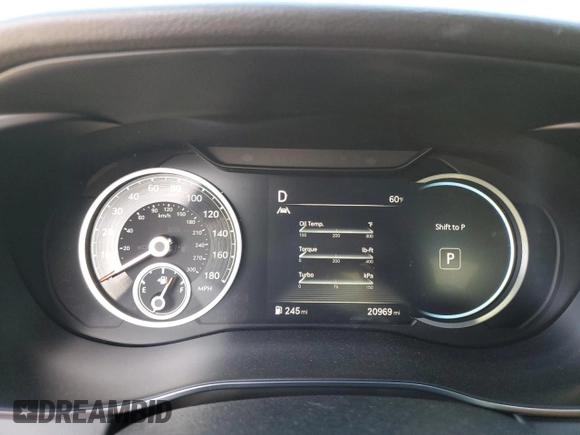 2023 Genesis G70 3.3T with VIN KMTG54TE3PU113251, listed as a Copart auction lot 52675895 with 20,969 mi miles and Salvage title. Bid and sale history available at DreamBid. Image 9.