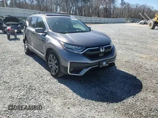 2021 Honda CR-V Touring with VIN 5J6RW2H99ML016927, listed as a Copart auction lot 47052515 with 48,535 mi miles and Salvage Title. Bid and sale history available at carsss.com. Image 12.