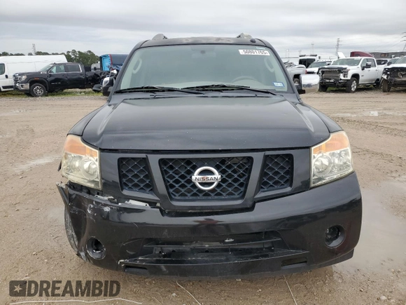 2011 Nissan Armada SV with VIN 5N1BA0ND6BN606602, listed as a Copart auction lot 50801765 with 198,994 mi miles and Salvage Title. Bid and sale history available at DreamBid. Image 5.
