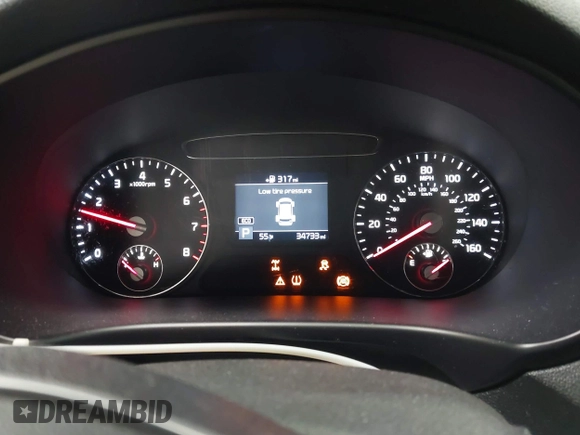 2020 Kia Sorento LX with VIN 5XYPGDA34LG680929, listed as a IAAI auction lot 42016179 with 34,733 mi miles and . Bid and sale history available at carsss.com. Image 7.