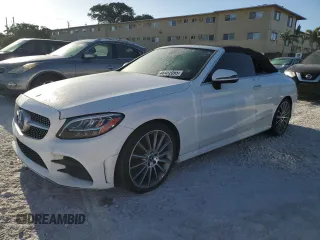 2019 Mercedes-Benz C 300 with VIN WDDWK8DB3KF861175, listed as a Copart auction lot 48482095 with 53,370 mi miles and Salvage Title. Bid and sale history available at carsss.com. Image 1.