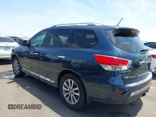 2015 Nissan Pathfinder SV with VIN 5N1AR2MN1FC614988, listed as a IAAI auction lot 42384089 with 113,007 mi miles and . Bid and sale history available at DreamBid. Image 3.