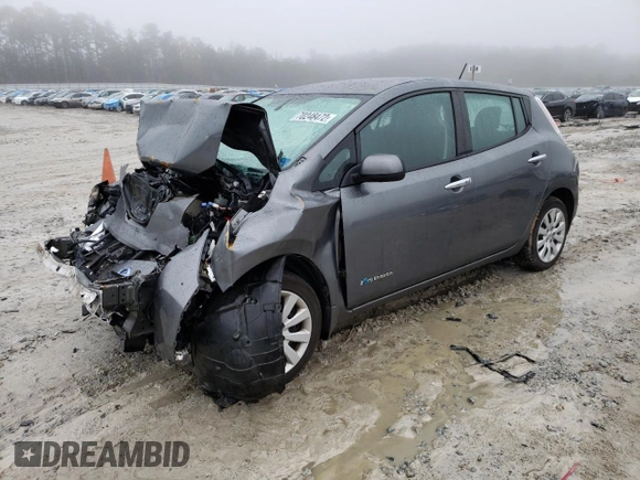 2017 Nissan LEAF SL with VIN 1N4BZ0CP5HC305596, listed as a Copart auction lot 70248472 with 0 mi miles. Bid and sale history available at carsss.com. Image 1.