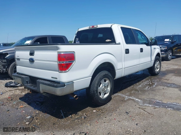 2013 Ford F-150 XL with VIN 1FTEW1CM7DFC06198, listed as a IAAI auction lot 41979746 with 197,674 mi miles. Bid and sale history available at carsss.com. Image 4.
