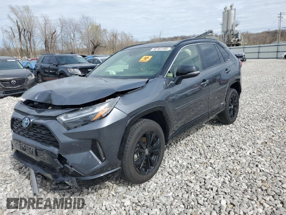 2024 Toyota RAV4 Hybrid XSE with VIN JTME6RFV8RD553156, listed as a Copart auction lot 50163185 with 10,559 mi miles and Salvage Title. Bid and sale history available at carsss.com. Image 1.