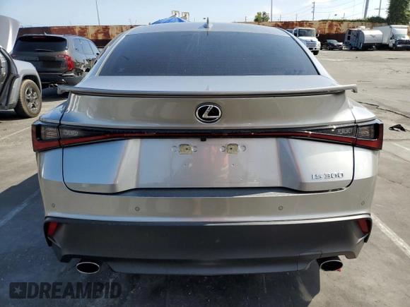 2022 Lexus IS 300 with VIN JTHDA1D27N5119009, listed as a Copart auction lot 54622045 with 9,122 mi miles and Salvage title. Bid and sale history available at DreamBid. Image 6.