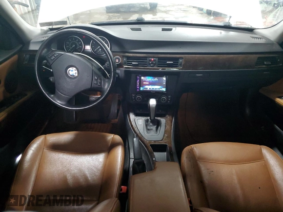 2009 BMW 3 Series 328i xDrive with VIN WBAPK53579A513151, listed as a Copart auction lot 63041215 with 164,631 mi miles and Salvage title. Bid and sale history available at DreamBid. Image 8.