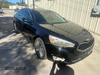 2015 Kia Cadenza Premium with VIN KNALN4D78F5169611, listed as a Copart auction lot 80753424 with 102,146 mi miles and Clean Title. Bid and sale history available at carsss.com. Image 1.