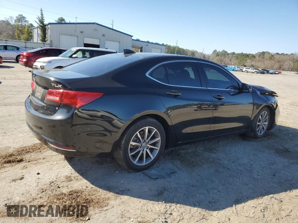 2020 Acura TLX with VIN 19UUB1F30LA009445, listed as a Copart auction lot 43421105 with 55,259 mi miles and Salvage Title. Bid and sale history available at carsss.com. Image 3.