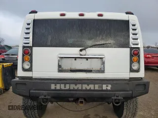 2003 Hummer H2 with VIN 5GRGN23U63H106158, listed as a Copart auction lot 81266274 with 275,953 mi miles and Salvage Title. Bid and sale history available at carsss.com. Image 6.
