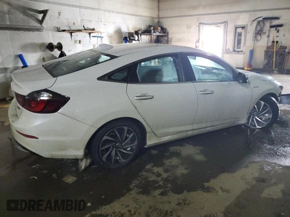 2020 Honda Insight Touring with VIN 19XZE4F92LE010417, listed as a Copart auction lot 41858125 with 75,681 mi miles and Salvage Title. Bid and sale history available at carsss.com. Image 3.