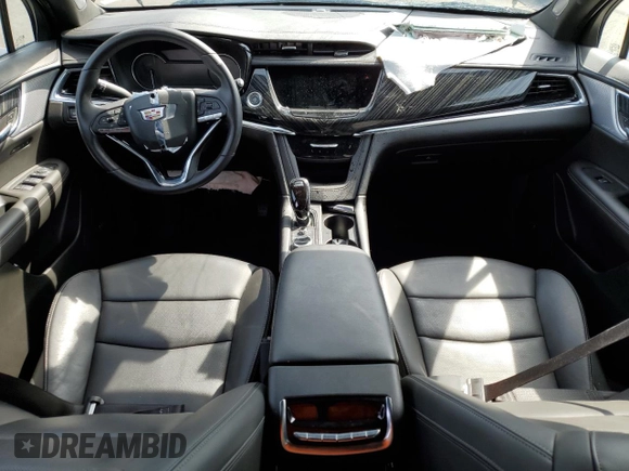 2023 Cadillac XT6 AWD Premium Luxury with VIN 1GYKPDRS6PZ187650, listed as a Copart auction lot 54235305 with Not provided miles and Non repairable. Bid and sale history available at DreamBid. Image 8.