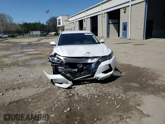 2021 Nissan Sentra SV with VIN 3N1AB8CV1MY296374, listed as a Copart auction lot 51460715 with 37,727 mi miles and Salvage Title. Bid and sale history available at DreamBid. Image 11.