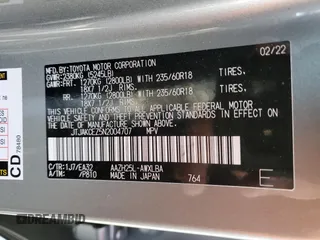 2022 Lexus NX with VIN JTJAKCEZ5N2004707, listed as a Copart auction lot 46451184 with 25,487 mi miles. Bid and sale history available at carsss.com. Image 15.
