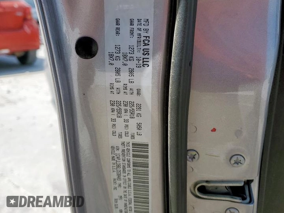 2020 Jeep Cherokee Limited with VIN 1C4PJLDB6LD538403, listed as a Copart auction lot 53319845 with 82,742 mi miles and Salvage title. Bid and sale history available at DreamBid. Image 14.
