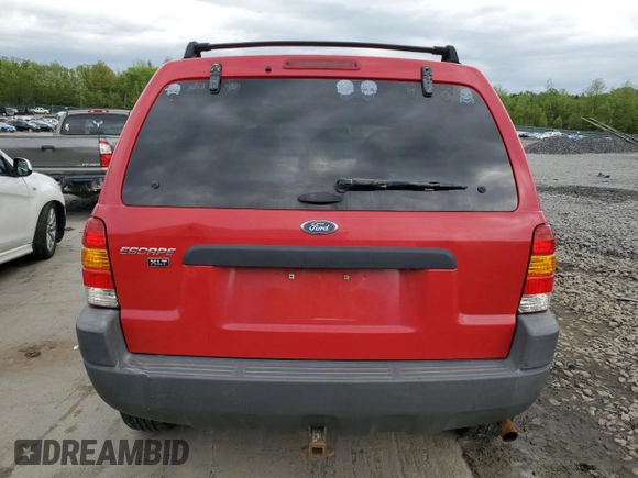 2002 Ford Escape XLT Choice with VIN 1FMCU04132KB16848, listed as a Copart auction lot 55266595 with 205,451 mi miles and Salvage title. Bid and sale history available at DreamBid. Image 6.
