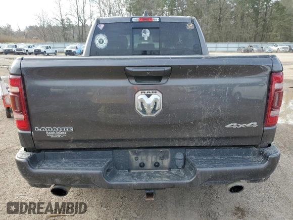 2020 Ram 1500 Laramie with VIN 1C6SRFJM3LN212084, listed as a Copart auction lot 45580665 with 113,962 mi miles and Salvage title. Bid and sale history available at DreamBid. Image 6.