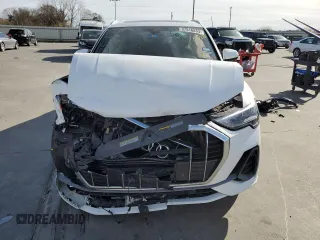 2020 Audi Q3 S line Premium with VIN WA1DECF35L1013373, listed as a Copart auction lot 37516833 with 28,366 mi miles. Bid and sale history available at carsss.com. Image 5.