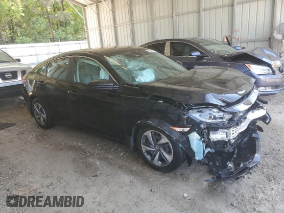 2019 Honda Civic Sedan LX with VIN 2HGFC2F63KH576061, listed as a Copart auction lot 53490125 with 59,725 mi miles and Non Repairable. Bid and sale history available at carsss.com. Image 4.
