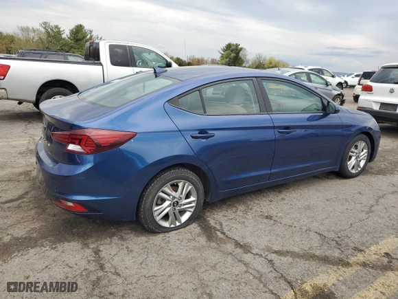 2020 Hyundai Elantra Value Edition with VIN 5NPD84LF0LH575806, listed as a Copart auction lot 53150585 with 110,135 mi miles and Clean Title. Bid and sale history available at carsss.com. Image 3.