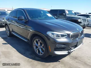2020 BMW X4 xDrive30i with VIN 5UX2V1C07LLE67741, listed as a IAAI auction lot 41744018 with 40,549 mi miles. Bid and sale history available at carsss.com. Image 1.