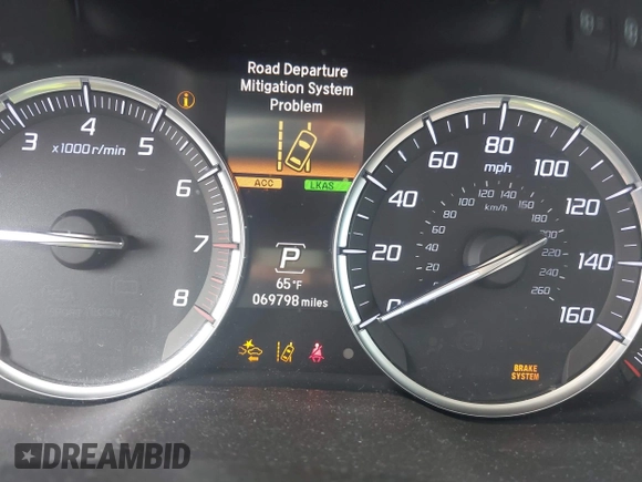 2019 Acura MDX Technology z VIN 5J8YD3H53KL003230, wystawiony jako IAAI lot #42040879 z przebiegiem 69 798 mil mil oraz . Historia ofert i sprzedaży dostępna na DreamBid. Obrazek 7.