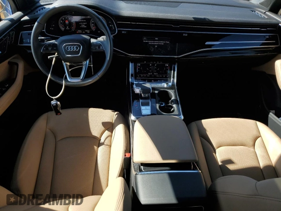 2023 Audi Q7 Prestige with VIN WA1VXBF76PD022132, listed as a Copart auction lot 80628964 with 2,520 mi miles and Non repairable. Bid and sale history available at DreamBid. Image 8.