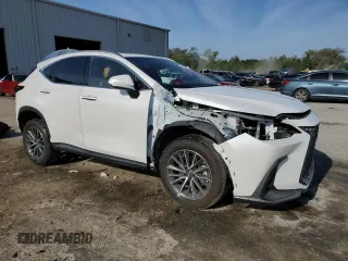 2025 Lexus NX with VIN JTJGGCEZ5S5010402, listed as a Copart auction lot 53383255 with 12,499 mi miles and Salvage Title. Bid and sale history available at carsss.com. Image 4.