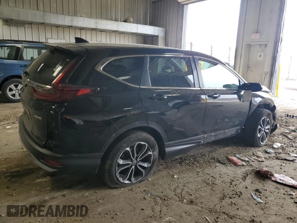 2021 Honda CR-V EX-L with VIN 5J6RW2H85ML014809, listed as a Copart auction lot 54898065 with 100,610 mi miles and Salvage title. Bid and sale history available at DreamBid. Image 3.