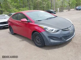 2016 Hyundai Elantra Value Edition with VIN KMHDH4AE5GU517580, listed as a IAAI auction lot 42123514 with 249,927 mi miles. Bid and sale history available at carsss.com. Image 1.