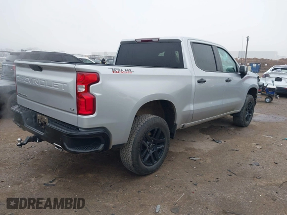2022 Chevrolet Silverado 1500 LT Trail Boss with VIN 1GCPYFEL3NZ232477, listed as a IAAI auction lot 41493600 with 46,070 mi miles and . Bid and sale history available at DreamBid. Image 4.