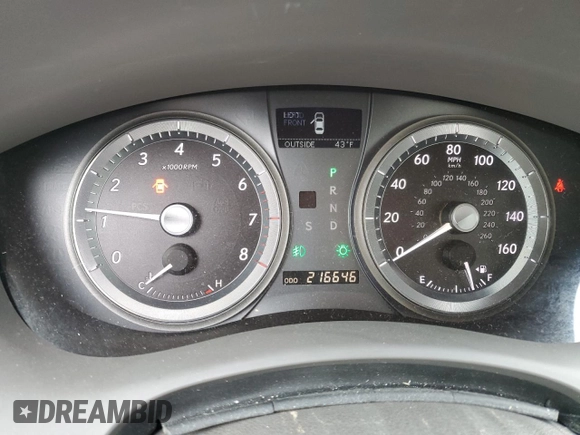 2007 Lexus ES 350 with VIN JTHBJ46G472005264, listed as a Copart auction lot 51128015 with 216,646 mi miles and Salvage Title. Bid and sale history available at carsss.com. Image 9.
