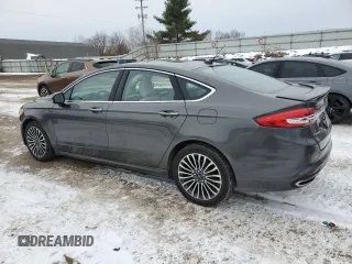 2018 Ford Fusion Titanium with VIN 3FA6P0D9XJR205833, listed as a Copart auction lot 44784245 with 154,766 mi miles and Salvage title. Bid and sale history available at DreamBid. Image 2.