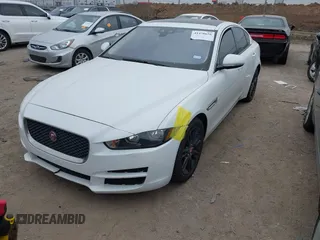 2018 Jaguar XE 25t Premium with VIN SAJAD4FXXJCP23943, listed as a IAAI auction lot 41470656 with 56,834 mi miles. Bid and sale history available at carsss.com. Image 17.