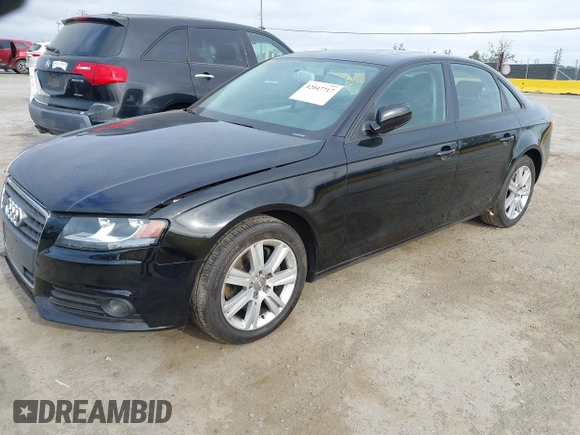2010 Audi A4 2.0T Premium with VIN WAUBFAFL8AN037782, listed as a IAAI auction lot 42047717 with 86,509 mi miles. Bid and sale history available at carsss.com. Image 2.