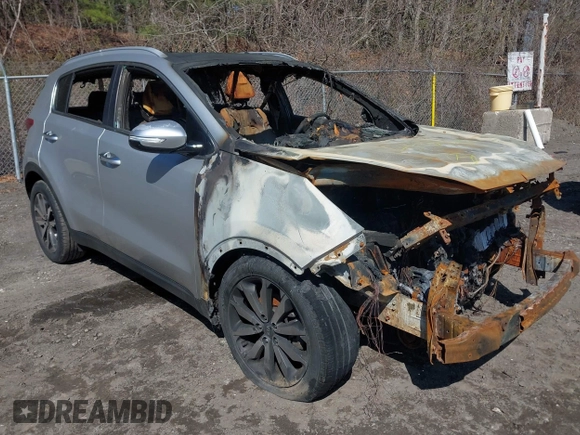 2017 Kia Sportage EX with VIN KNDPNCAC1H7248223, listed as a IAAI auction lot 41955069 with 22,140 mi miles and . Bid and sale history available at DreamBid. Image 1.