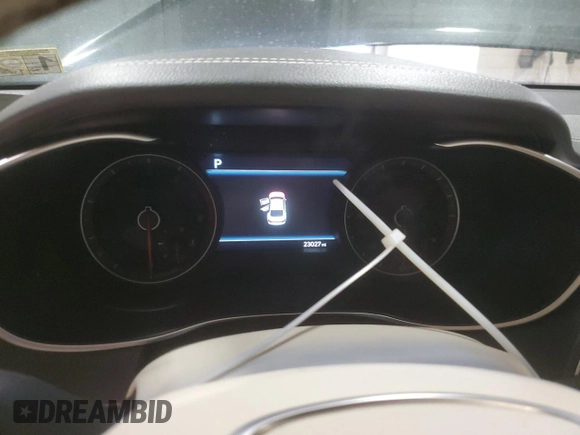 2019 Genesis G70 Dynamic with VIN KMTG34LE2KU019750, listed as a Copart auction lot 43602185 with 23,027 mi miles and Salvage Title. Bid and sale history available at DreamBid. Image 9.