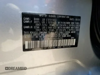2022 Subaru Ascent Touring с VIN 4S4WMARD8N3440012, выставлен на аукционе Copart как лот 57577725 с пробегом 23 549 миль миль и Списание • Salvage title. История ставок и продаж доступна на DreamBid. Изображение 13.