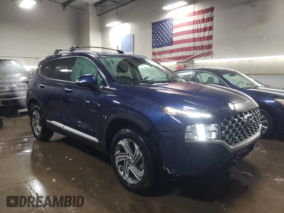 2022 Hyundai Santa Fe XRT with VIN 5NMS6DAJ8NH401602, listed as a Copart auction lot 43572275 with 44,982 mi miles and Salvage Title. Bid and sale history available at carsss.com. Image 4.