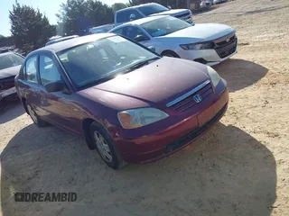 2003 Honda Civic LX z VIN 2HGES16503H605842, wystawiony jako IAAI lot #42045964 z przebiegiem 239 219 mil mil oraz . Historia ofert i sprzedaży dostępna na DreamBid. Obrazek 1.