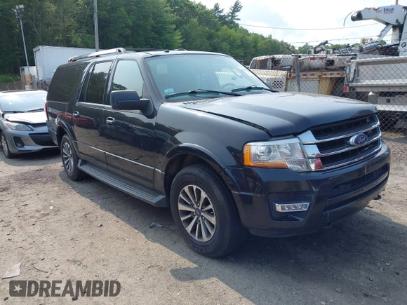 2015 Ford Expedition Max XLT with VIN 1FMJK1JT4FEF42223, listed as a IAAI auction lot 42463488 with 185,825 mi miles and . Bid and sale history available at DreamBid. Image 1.
