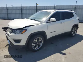 2020 Jeep Compass Limited с VIN 3C4NJCCBXLT154594, выставлен на аукционе Copart как лот 57890455 с пробегом 107 541 миль миль и Списание • Salvage title. История ставок и продаж доступна на DreamBid. Изображение 1.