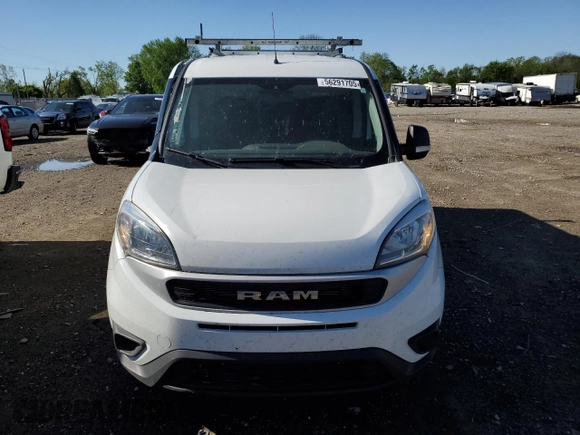 2022 Ram ProMaster City Cargo Tradesman with VIN ZFBHRFAB5N6W66936, listed as a Copart auction lot 56291705 with 42,653 mi miles and Salvage title. Bid and sale history available at DreamBid. Image 5.
