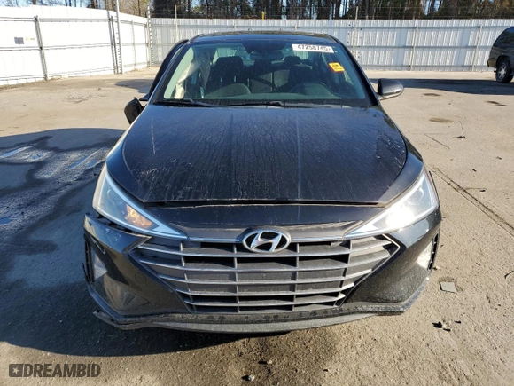 2020 Hyundai Elantra Value Edition with VIN KMHD84LF7LU902946, listed as a Copart auction lot 47258745 with 65,636 mi miles and Salvage Title. Bid and sale history available at carsss.com. Image 5.